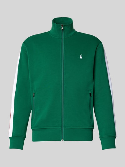 Polo Ralph Lauren Sweatjacke mit Reißverschlusstaschen und Label-Stitching Dunkelgruen 2