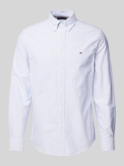 Tommy Hilfiger Regular Fit Freizeithemd mit Button-Down-Kragen Modell 'HERITAGE' Hellblau 2