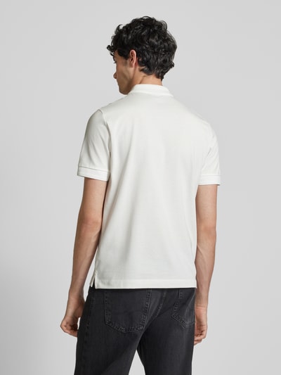 Replay Regular Fit Poloshirt mit Logo-Stitching Offwhite 5