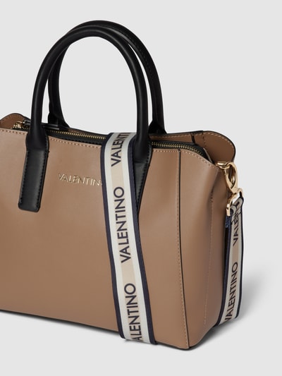 VALENTINO BAGS Handtas met labeldetail in taupe online kopen P C