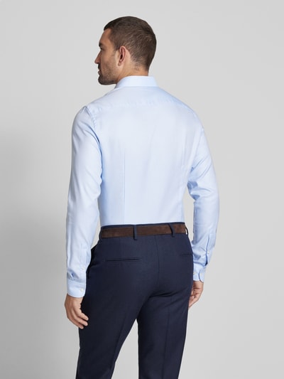 Jake*s Slim Fit Business-Hemd mit extra langen Ärmeln Bleu 5