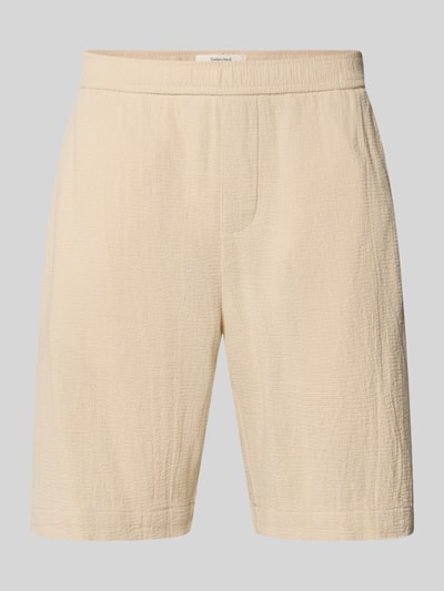 Selected Homme Szorty dresowe o kroju regular fit z czystej bawełny model 'REGCAL' Beżowy 1