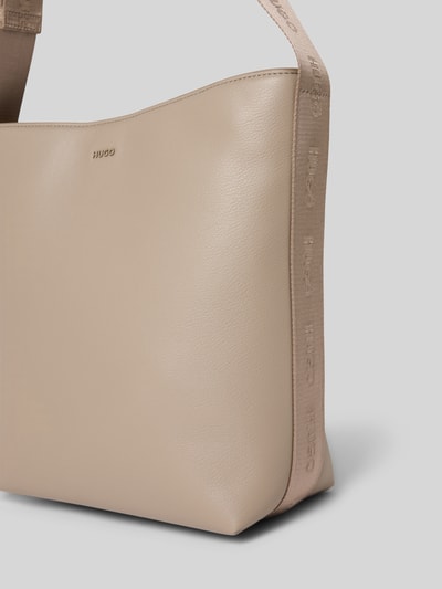 HUGO Shopper in leerlook, model 'BEL 2.0_BUCKET' Beige - 3