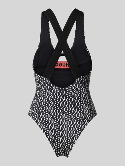 HUGO Body mit Label-Print Black 3