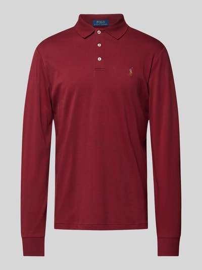 Polo Ralph Lauren Poloshirt mit Label-Stitching Bordeaux 2