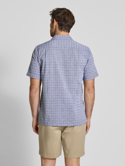 Tommy Hilfiger Regular Fit Freizeithemd aus Baumwoll-Leinen-Mix Blau 5