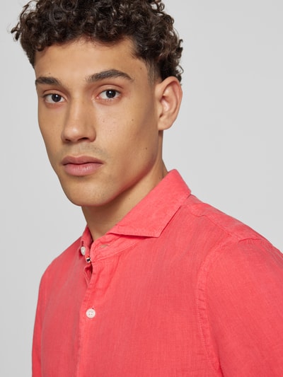 Superdry Koszula casualowa z listwą guzikową Wiśniowy 3