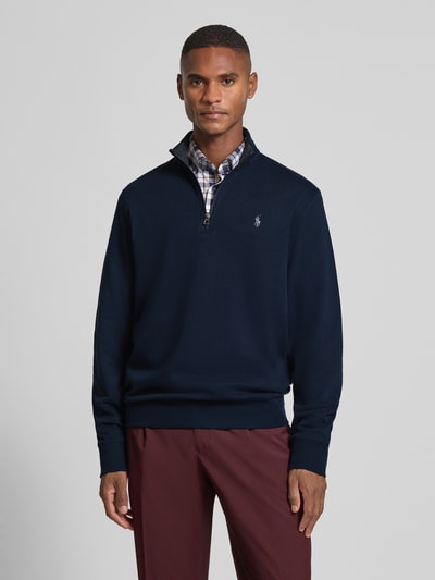 Polo Ralph Lauren Sweatshirt met labelstitching Marineblauw - 4