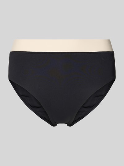 Marc O'Polo figi bikini z paskiem w kontrastowym kolorze Czarny 1