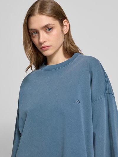 Karo Kauer Oversized T-Shirt mit Label-Detail Marine 3