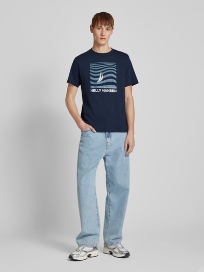 Helly Hansen T-Shirt mit Label-Print Marine 1