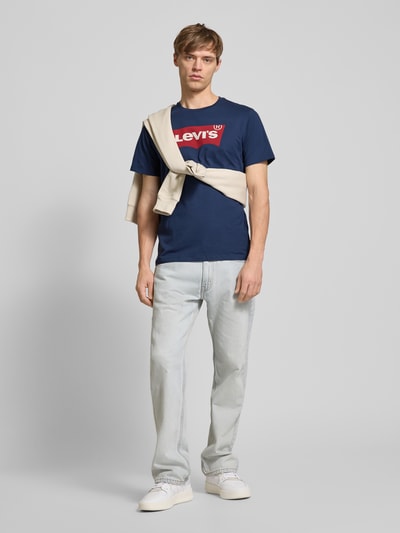 Levi's® T-Shirt mit Label-Print Blau 1