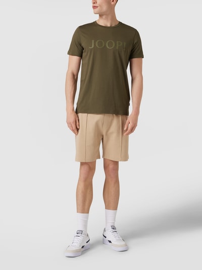 JOOP! Collection T-Shirt mit Label-Print Oliv 1