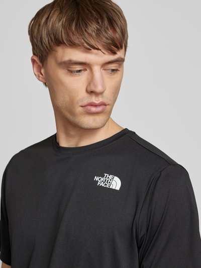 The North Face T-shirt met labelprint Zwart - 3