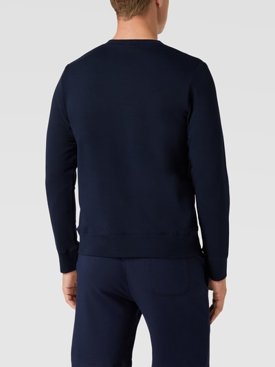 Mey Sweatshirt mit Rundhalsausschnitt Modell 'ENJOY' Marineblau 5