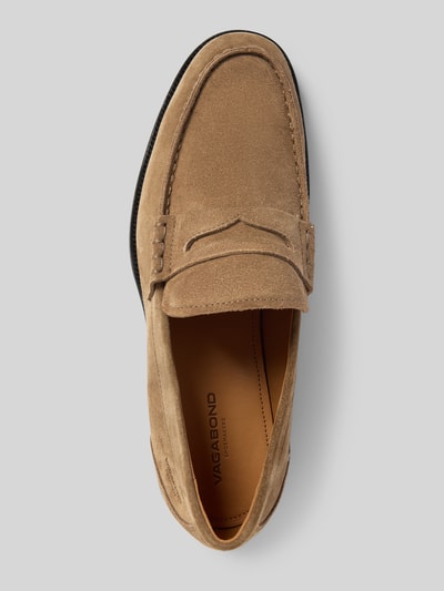 Vagabond Loafers mit Label-Detail Modell 'MARIO' Beige 3