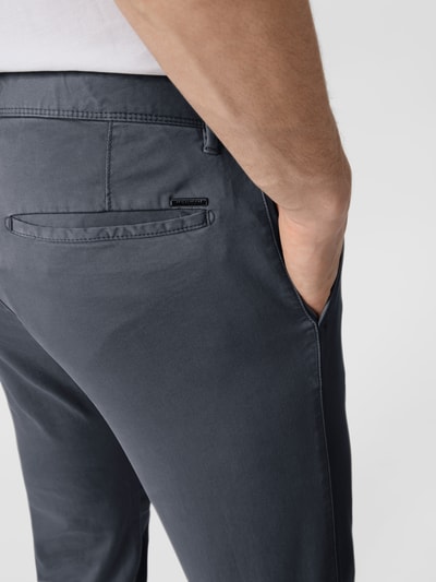 Roy Robson Slim fit chino met stretch  Antraciet - 3