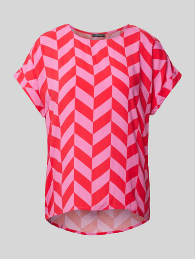 Montego Blusenshirt mit grafischem Muster Pink 2