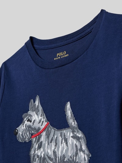 Polo Ralph Lauren Kids Regular fit shirt met lange mouwen en logostitching Marineblauw - 2