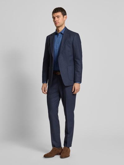 Jake*s Slim Fit Business-Hemd mit Kentkragen Jeansblau 1