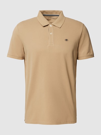 Tom Tailor Poloshirt aus Baumwolle mit Label-Detail Camel 2