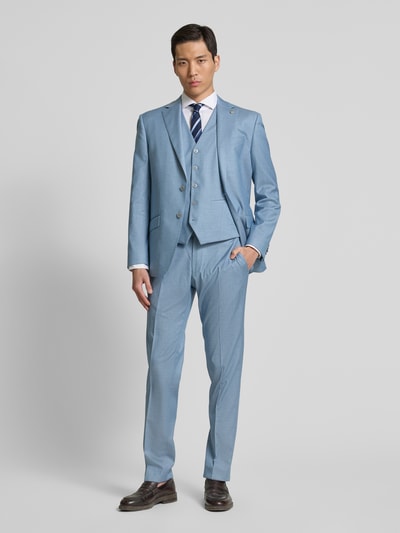 HECHTER PARIS Regular Fit Anzughose mit Paspeltaschen Modell 'X-Tension' Hellblau 1