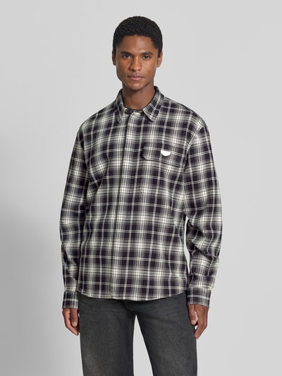 Antony Morato Relaxed Fit Hemdjacke aus reiner Baumwolle Modell 'MONTREAL' Black 4