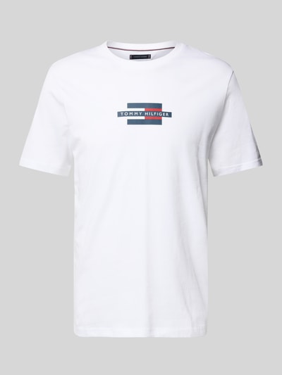 Tommy Hilfiger Regular Fit T-Shirt aus reiner Baumwolle Weiss 2