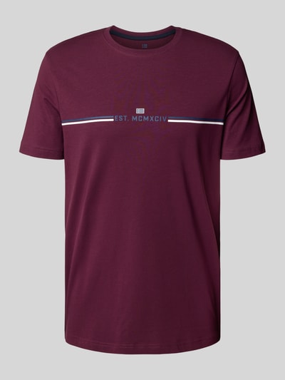 Christian Berg Men T-Shirt mit Rundhalsausschnitt Bordeaux 2