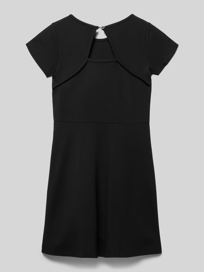 Calvin Klein Jeans Ausgestelltes Freizeitkleid aus Viskose-Mix Modell 'PUNTO SS' Black 3