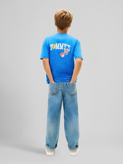 Tommy Hilfiger Kids Regular Fit T-Shirt aus reiner Baumwolle Royal 5