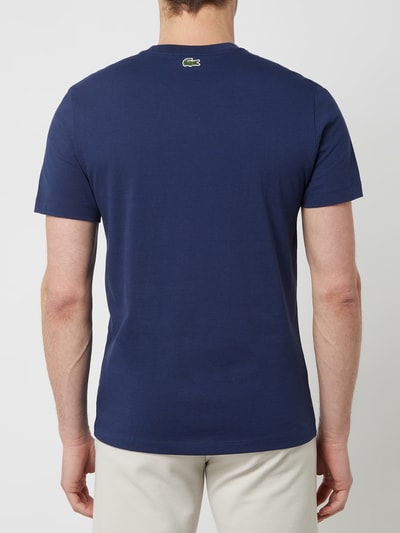 Lacoste Regular fit T-shirt met logo  Marineblauw - 5