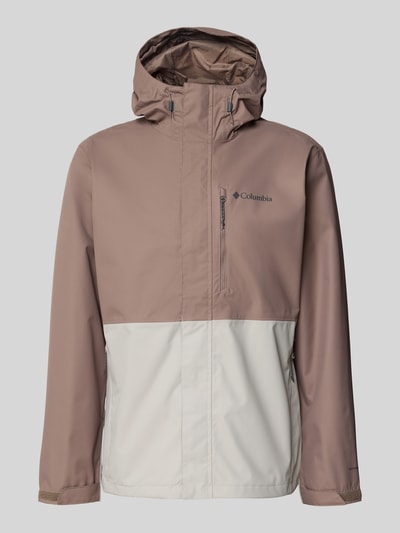 Produktfoto, Jacke mit Kapuze Modell 'Hikebound™ II' von Columbia in lichtbruin en beige, regular fit, tunnelkoord, ritssluiting, logoprint, mouwsluitingen