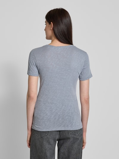 Marc O'Polo Shaped Fit T-Shirt aus reiner Baumwolle  Rauchblau 5
