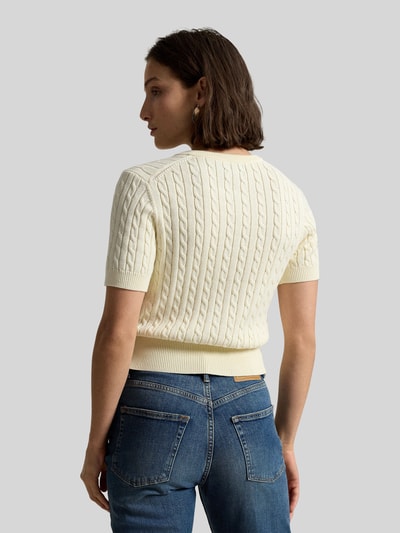 Polo Ralph Lauren regular fit pullover van puur katoen Offwhite - 5