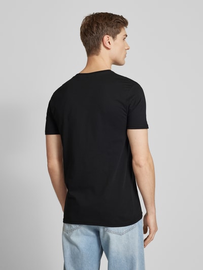 Alpha Industries T-shirt z nadrukiem z logo Czarny 5