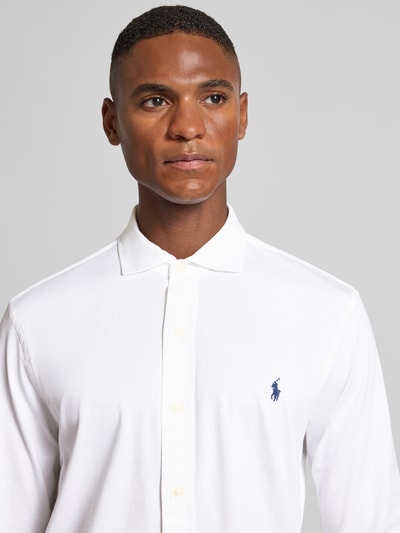 Polo Ralph Lauren Regular Fit Freizeithemd mit Logo-Stitching Modell 'Estate' Weiss 3