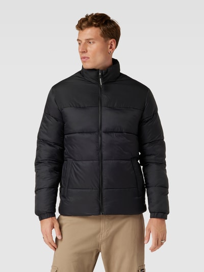 Jack & Jones Steppjacke mit Stehkragen Modell 'ETOBY' Black 4