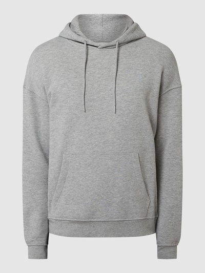 Jack & Jones Hoodie aus Baumwoll-Viskose-Mix Modell 'Orbrink' Mittelgrau Melange 2