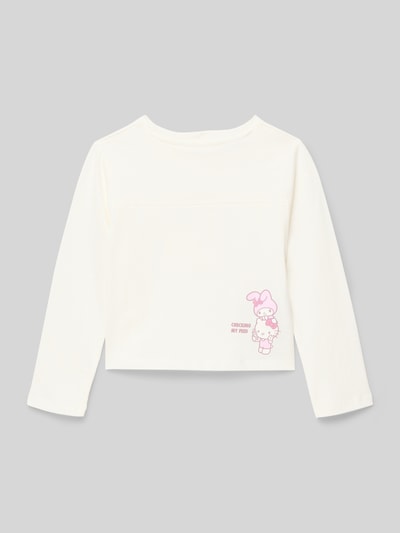 MANGO Longsleeve mit Motiv-Print Offwhite 3