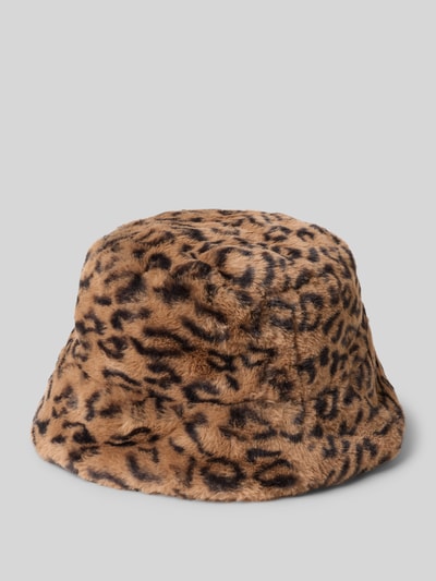Pieces One-Size Bucket Hat Modell 'JEANEL' Mittelbraun Mel 1