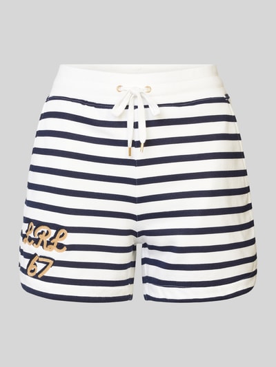 Lauren Ralph Lauren Sweatshorts mit Label-Stitching Weiss 1