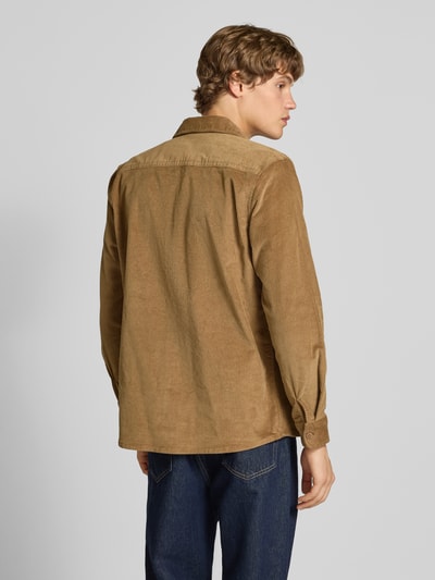 Blend Regular fit vrijetijdsoverhemd met borstzak Beige - 5