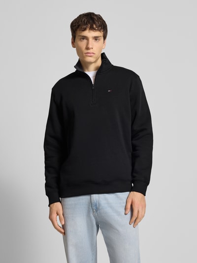 Tommy Jeans Loose fit sweatshirt van katoenmix Zwart - 4