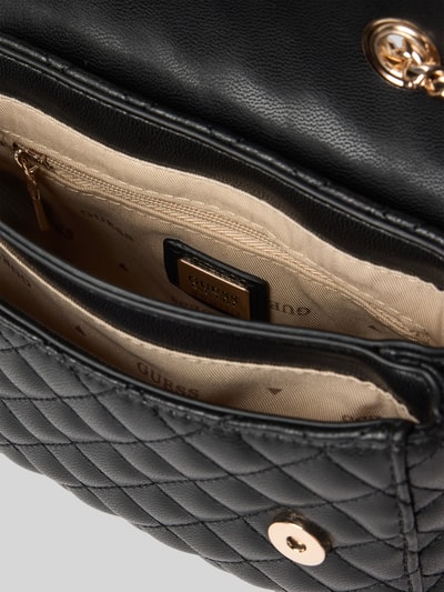 Guess Handtas met doorgestikte naden, model 'EVERLEE' Zwart - 5