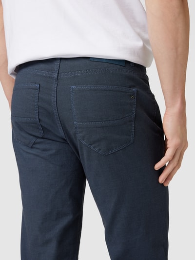 Brax Stoffen broek in 5-pocketmodel, model 'CADIZ' Marineblauw - 3