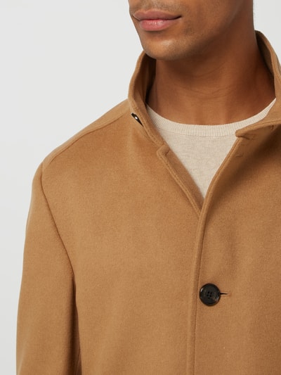 JOOP! Collection Kurzmantel aus Wollmischung Modell 'Faron' Camel 3