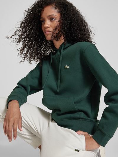 Lacoste Sport Hoodie met labelbadge Donkergroen - 3