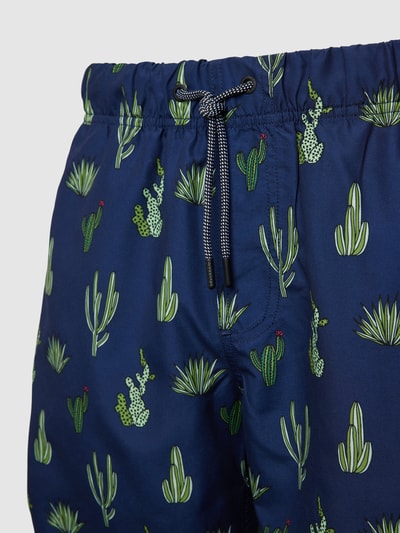 Shiwi Spodenki kąpielowe z nadrukiem z motywem model ‘Cacti’ Ciemnoniebieski 2
