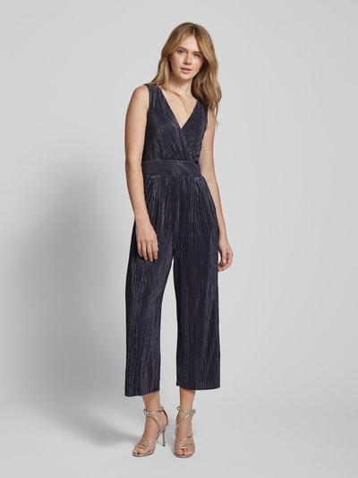 Jake*s Cocktail Jumpsuit met plissévouwen Donkergrijs - 4